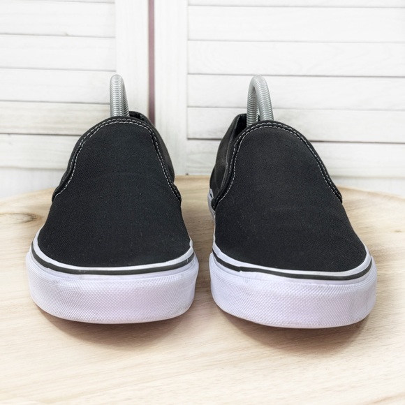 Vans Classic Slip On Low Top Sneakers Black Size 8.5 Men 10 Women - Picture 2 of 10